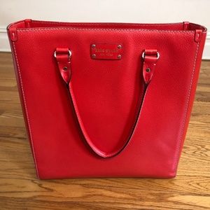 Kate Spade Medium Red Leather Bag